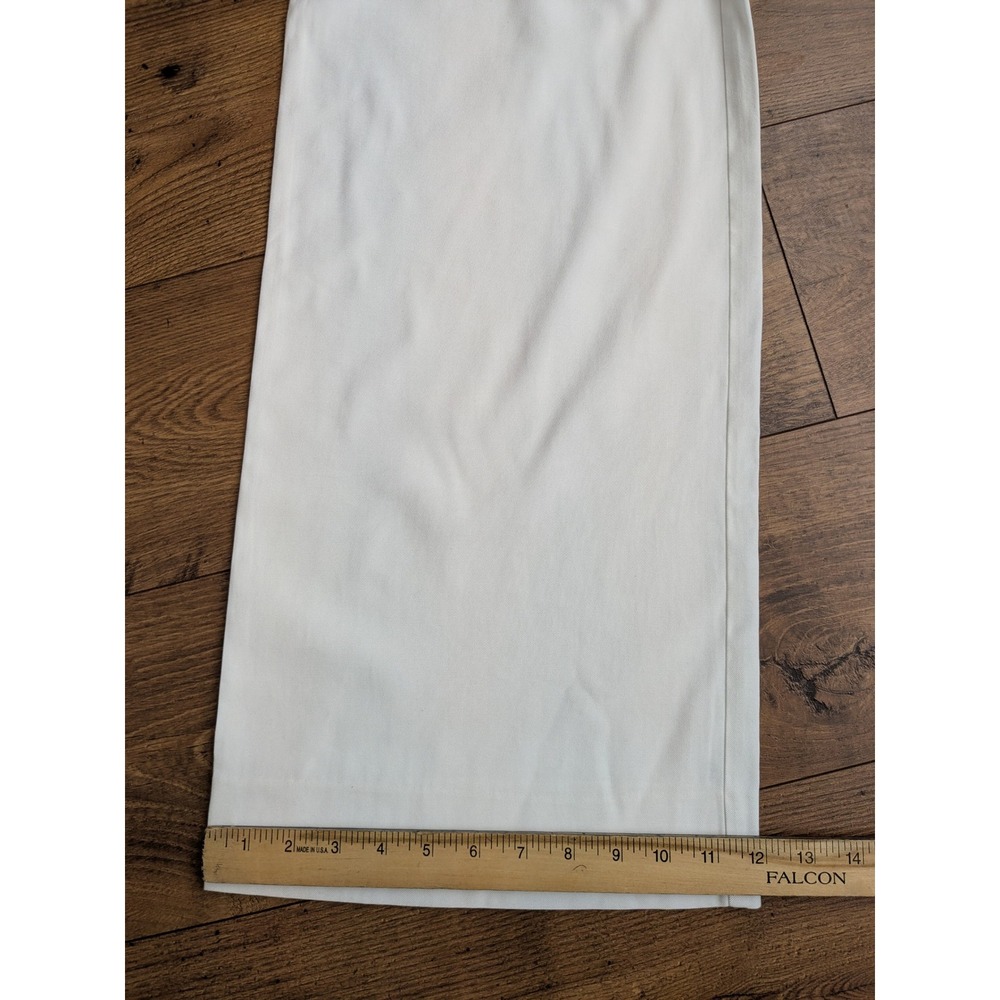 NWOT NONCHALANT LABEL Fabi Wide Leg Pleated Trousers White High Rise Pants 26x31 - Picture 12 of 16